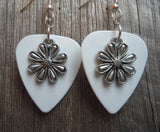 CLEARANCE Flower Charm Guitar Pick Earrings - Pick Your Color
