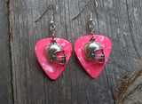 CLEARANCE Football Helmet Charm Guitar Pick Earrings - Pick Your Color