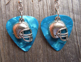 CLEARANCE Football Helmet Charm Guitar Pick Earrings - Pick Your Color