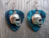 CLEARANCE Football Helmet Charm Guitar Pick Earrings - Pick Your Color