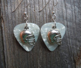CLEARANCE Football Helmet Charm Guitar Pick Earrings - Pick Your Color