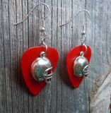 CLEARANCE Football Helmet Charm Guitar Pick Earrings - Pick Your Color