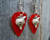 CLEARANCE Fox Charm Guitar Pick Earrings - Pick Your Color