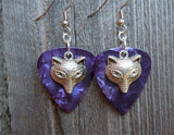 CLEARANCE Fox Charm Guitar Pick Earrings - Pick Your Color