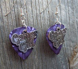 Gamer Girl Charm Guitar Pick Earrings - Pick Your Color