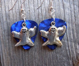 Ghost Charm Guitar Pick Earrings - Pick Your Color