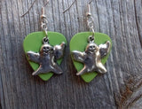 Ghost Charm Guitar Pick Earrings - Pick Your Color