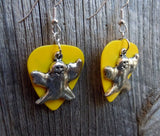 Ghost Charm Guitar Pick Earrings - Pick Your Color