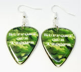 Transparent Support Our Troops Camo Guitar Picks