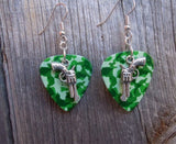 CLEARANCE Revolver Charms Guitar Pick Earrings - Pick Your Color
