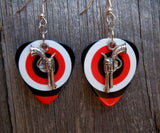 Revolvers with Stars Guitar Pick Earrings - Pick Your Color