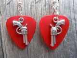 CLEARANCE Revolver Charms Guitar Pick Earrings - Pick Your Color