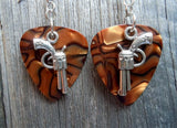 CLEARANCE Revolver Charms Guitar Pick Earrings - Pick Your Color