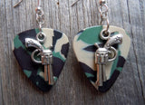 CLEARANCE Revolver Charms Guitar Pick Earrings - Pick Your Color