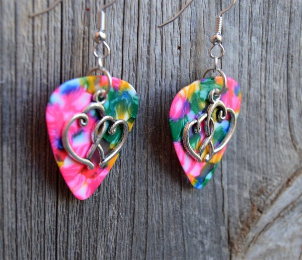 CLEARANCE I Love to Cheer Charms Guitar Pick Earrings - Pick Your Colo –  SimplyRaevyn