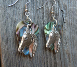 CLEARANCE Large Horse Head Charm Guitar Pick Earrings - Pick Your Color