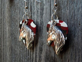 CLEARANCE Large Horse Head Charm Guitar Pick Earrings - Pick Your Color