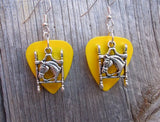 CLEARANCE Horse Head Charm Guitar Pick Earrings - Pick Your Color