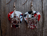 CLEARANCE Horse Head Charm Guitar Pick Earrings - Pick Your Color