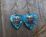 CLEARANCE Hot Air Balloon Charm Guitar Pick Earrings - Pick Your Color