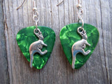 CLEARANCE Kangaroo Charm Guitar Pick Earrings - Pick Your Color