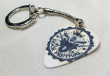 Rock Festival Guitar Pick Keychain