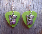 Koala Bear Guitar Pick Earrings - Pick Your Color