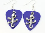 CLEARANCE Lizard Charm Guitar Pick Earrings - Pick Your Color