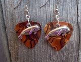 CLEARANCE Manatee Charm Guitar Pick Earrings - Pick Your Color