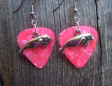 CLEARANCE Manatee Charm Guitar Pick Earrings - Pick Your Color