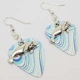 CLEARANCE Manatee Charm Guitar Pick Earrings - Pick Your Color
