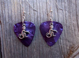 CLEARANCE Monkey Charm Guitar Pick Earrings - Pick Your Color