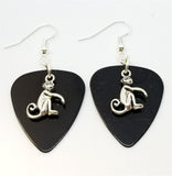 CLEARANCE Monkey Charm Guitar Pick Earrings - Pick Your Color