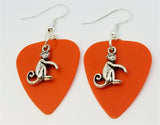 CLEARANCE Monkey Charm Guitar Pick Earrings - Pick Your Color