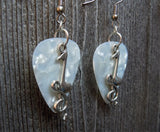 Note and Clef Guitar Pick Earrings - Pick Your Color