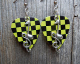 Note and Clef Guitar Pick Earrings - Pick Your Color