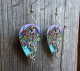 Note and Clef Guitar Pick Earrings - Pick Your Color