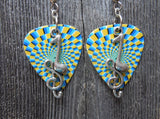 Note and Clef Guitar Pick Earrings - Pick Your Color