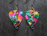 Note and Clef Guitar Pick Earrings - Pick Your Color
