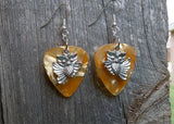 Flying Owl Guitar Pick Earrings - Pick Your Color