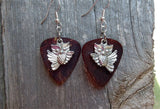 Flying Owl Guitar Pick Earrings - Pick Your Color