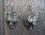 Flying Owl Guitar Pick Earrings - Pick Your Color