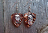 CLEARANCE Owl On Branch Perch Guitar Pick Earrings - Pick Your Color