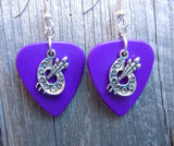 Artist's Palette Charm Earrings - Pick Your Color