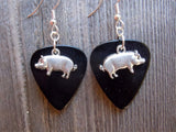 CLEARANCE Pig Charm Guitar Pick Earrings - Pick Your Color