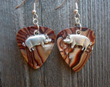 CLEARANCE Pig Charm Guitar Pick Earrings - Pick Your Color