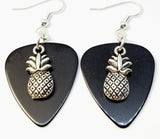 CLEARANCE Pineapple Charm Guitar Pick Earrings - Pick Your Color
