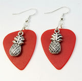 CLEARANCE Pineapple Charm Guitar Pick Earrings - Pick Your Color