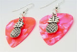 CLEARANCE Pineapple Charm Guitar Pick Earrings - Pick Your Color