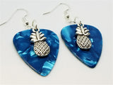 CLEARANCE Pineapple Charm Guitar Pick Earrings - Pick Your Color